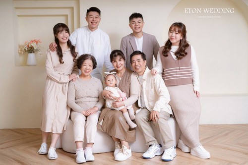 全家福,全家福照,拍全家福,親子寫真,母女寫真